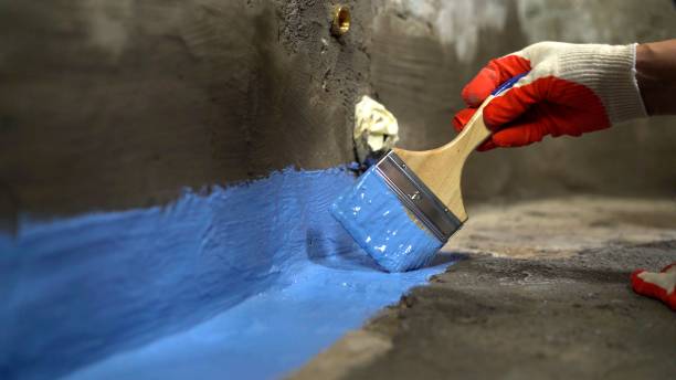 Commercial Interior Drainage System project at a Augusta, KS business property by SJ Waterproofing Pros